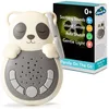 Image de Cloud B Veilleuse bruit blanc bébé nomade avec sons et berceuses | machine à bruit blanc avec capteur de pleurs et minuterie | Cloud B Sweet Dreamz On The Go   Panda dès la naissance