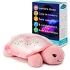 Image de Cloud b Veilleuse Apaisante Projecteur d'étoiles avec sons apaisants | Luminosité douce | 3 couleurs | Arrêt automatique | Veilleuse musicale Tortue Twinkling Twilight Turtle Rose