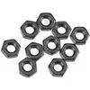 Image de Axial AXA1040 Thin Hex Nut M3 Black 10 AXIC1040 Parts