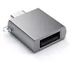 Image de Satechi Adaptateur Type-C Male vers USB 3.0 Femelle à Haut-Débit en Aluminium pour MacBook Pro 2016/2017, MacBook Pro, 2015/2016/2017 MacBook, Chromebook et autres périphériques USB-C (Gris Sidéral)