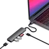 Image de SATECHI 6 en 1 Hub USB C Slim Classic Adaptateur Multiport avec Charge PD 60W, HDMI 4K@60Hz, 2X Ports USB-A Données 5Gbps, SD/microSD pour MacBook Air & Pro, PC Portable et Plus   Gris
