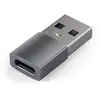 Image de Satechi Adaptateur USB-A vers USB-C, Type A Mâle vers Type C Femelle en Aluminium, Compatible avec MacBook Air & Pro, iMac, PC Portables, Tablette et Plus   Gris Sidéral