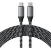 Image de Satechi Câble USB-C vers USB-C 100W pour Appareils USB Type-C, 2 Mètres, pour Macbook Pro/Air, iPad Pro et Air, Mac Mini M2, iMac M1