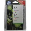 Image de HP (57) C9503AE-2pack ink.nápl? bar,DJ 5550,5652