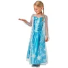 Image de RUBIE'S - Déguisement Officiel - Disney - Déguisement Classique Elsa La Reine des Neiges - I-620975L - Taille L