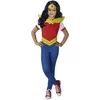 Image de Rubies- Wonder Woman Superhero Girls Déguisement Perruque Shg Boîte Taille XL, Filles, 630576-XL, Bleu, 9-10 años