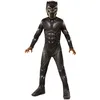 Image de Costume Rubie's Official Marvel Avengers Endgame Black Panther Classic pour enfant, déguisement de super-héros pour enfants, noir