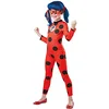 Image de RUBIE'S Déguisement MIRACULOUS Officiel Ladybug pour Enfants - Taille 3 à 10 ans au choix - Costume d'Héroïne Tikki Lady Bug - Costume avec Masque- Pour Carnaval, ou Cadeau de