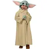 Image de RUBIE'S STAR WARS Officiel - Costume Bébé Yoda - Taille 2 à 6 Ans - Déguisement pour Enfant avec un Long Manteau en Polaire, des Mains en Mousse et une Cagoule à Oreilles Rembourrées