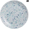 Image de Luminarc - 6 Assiettes à dessert Venezia grises - D.19 cm OS