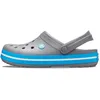Image de Crocs Unisexe Adulte Crocband Clog Sabots, Charcoal/Ocean, 39/40 EU