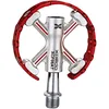 Image de Xpedo Unisexe - Adulte Traverse 6 Pédales de vélo Rouge 9/16"
