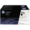 Image de TONER JUODAS 53X DUAL PACK//LJ2015 Q7553XD HP