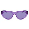 Image de KARL LAGERFELD Women's Sunglasses KL6100S - Lilac with Solid Violet Lens