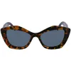 Image de KARL LAGERFELD Women's Sunglasses KL6127S - Striped Tobacco with Solid Green Lens