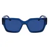 Image de KARL LAGERFELD Unisex Adult Sunglasses KL6142S - Sky Blue with Blue Solid Lens