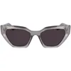 Image de KARL LAGERFELD Women's Sunglasses KL6145S - Grey with Solid Smoke Lens
