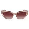 Image de Karl Lagerfeld KL6145S 278 Sand Sunglasses Woman Iniettato, Cat Eye, 54