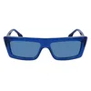 Image de Karl Lagerfeld KLJ6147S 432 Electric Blue Sunglasses Unisex Iniettato, Rectangle, 56
