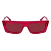 Image de Karl Lagerfeld KLJ6147S 525 Fuchsia Sunglasses Unisex Iniettato, Rectangle, 56