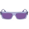 Image de Karl Lagerfeld KLJ6147S 662 Lavender Sunglasses Unisex Iniettato, Rectangle, 56