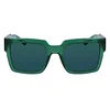 Image de Calvin Klein Jeans CKJ23622S 300 Green Sunglasses Unisex Iniettato, Modified Rectangle, 53