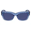 Image de CALVIN KLEIN lunettes, modèle CK23509S, couleur bleu, verre 51 mm, pont 22 mm