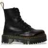 Image de Dr Martens pour femme. 15265001 Jadon Bottes en cuir lisse noir (41), 3 à 5 cm, Fermeture éclair, Casuel