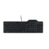 Image de Clavier USB DELL KB-813 - AZERTY Français - Lecteur Smartcard - Ergonomique - Résistant aux liquides