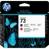 Image de HP 73 tête d'impression DesignJet noir mat et rouge chromatique (CD949A)