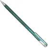 Image de Pentel 23-k110 Dual métallique Hybrid Dual métallique Roller encre gel, Gel, 1 pièce, brillant 2 effets de couleurs différentes sur papier clair/foncé 0,5mm grün/met. blau