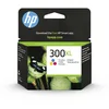 Image de HP 300XL CC644EE, Haut Rendement, Cartouche d'encre Authentique, Deskjet, H Photosmart, Envy, Noir et trois Couleurs (Cyan, Magenta et Jaune)