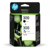 Image de Cartouche d'encre HP Pack de 2 Originales 300 (Noir + 3 Couleurs) - CC643EE