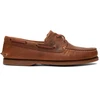 Image de Timberland pour homme. TB01001R2141 Chaussures bateau classiques en cuir marron (42), Casuel