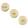 Image de Boutons Stratocaster, blanc vieilli, gaucher