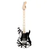 Image de EVH Striped Series WBS White/Black Stripes - Guitare Électrique