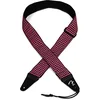 Image de Fender©"Houndstooth Jacquard Sangle pour Guitare et Basse - 5cm de large - Pink