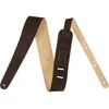 Image de Fender©"Reversible Suede Sangle pour Guitare et Basse - 5cm de large - Brun/Beige