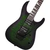 Image de Jackson JS32Q Dinky DKA Transparent Green Burst - Guitare Électrique