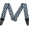 Image de Wavy Checkerboard Polyester Strap Blue