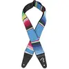 Image de Fender® »SERAPE GUITAR STRAP« Sangle pour guitare| Largeur: 5cm | Longueur: 86-150cm | Couleur: Blue Multi