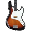 Image de Fender Gold Foil Jazz Bass 2-Tone Sunburst EB Limited Edition basse électrique avec housse deluxe