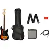 Image de Squier Affinity Series Precision Bass PJ Pack IL 3-Color Sunburst pack débutant basse électrique