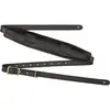 Image de Fender® »MUSTANG® VINTAGE SADDLE STRAP« Sangle en cuir pour guitare - Couleur: Noir