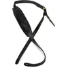 Image de Fender® »MUSTANG® VINTAGE SADDLE STRAP« Sangle en cuir pour guitare - Version longue - Couleur: Noir