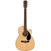 Image de Fender CC-60SCE Guitare Électro-Acoustique Concert Folk Naturel | Guitare de concert compacte, micro Fishman, accordeur intégré, idéale pour les débutants et les musiciens de petite taille.