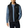 Image de Columbia Homme Fast Trek Fleece Veste Polaire Sans Manches, Noir, S EU