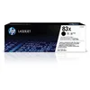 Image de HP 83X Cartouche de Toner Noir Authentique Grande Capacité (CF283X)