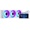 Image de Phanteks Glacier One 360M25-LCD AIO Refroidisseur liquide pour processeur, écran LCD HD 6", ventilateurs M25 Gen2 D-RGB de 120 mm, plaque en cuivre froide de qualité supérieure, compatible Intel et