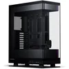 Image de Phanteks Evolv X2, châssis de Jeu mi-Tour, système de Refroidissement Vertical, châssis en Verre trempé Transparent, Panneau intérieur en Aluminium brossé avec éclairage D-RVB intégré, Noir brossé